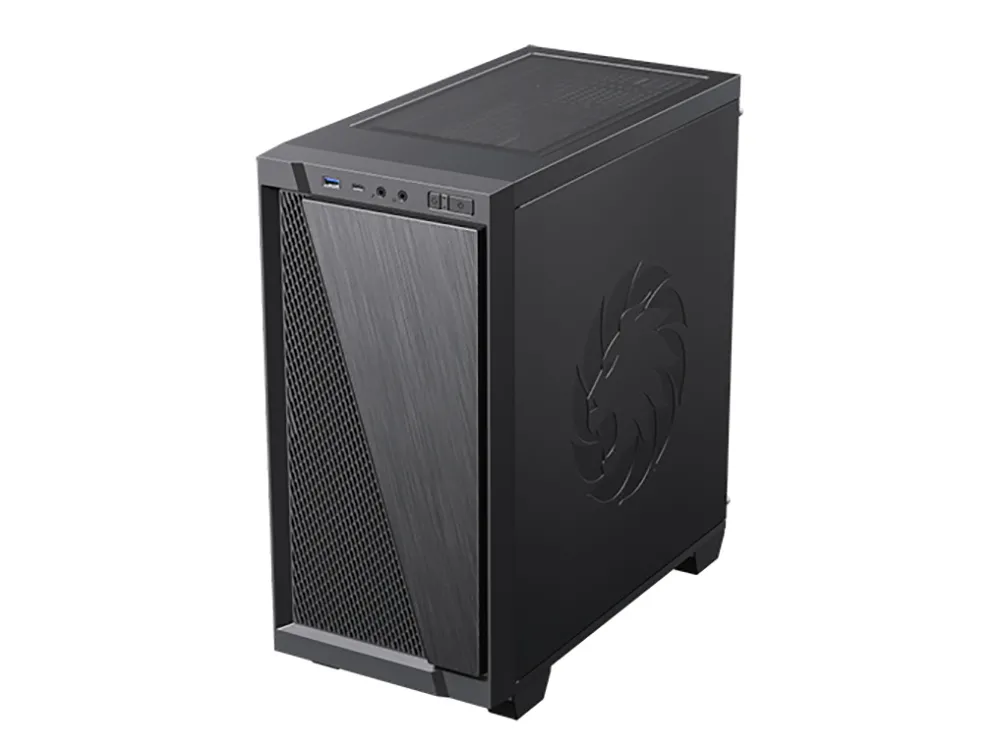 Carcasă PC Gamemax 6611, Midi-Tower, ATX, Negru