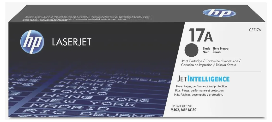 Cartuş HP CF217A, Negru