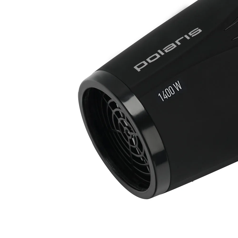 Uscător de păr compact Polaris PHD 1467T, 1400 W, Negru