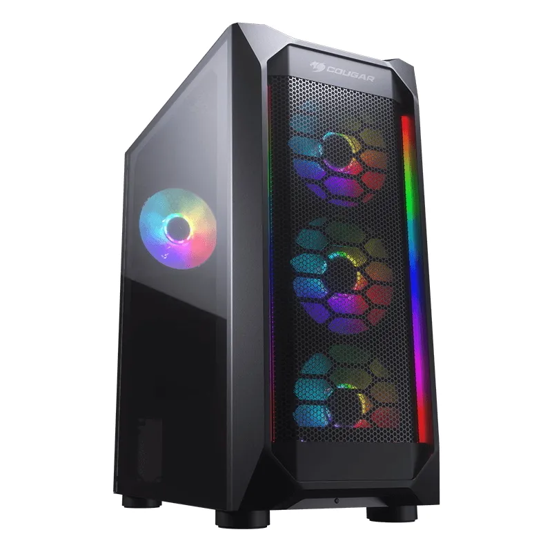 Carcasă PC Cougar MX410, Midi-Tower, ATX, Negru