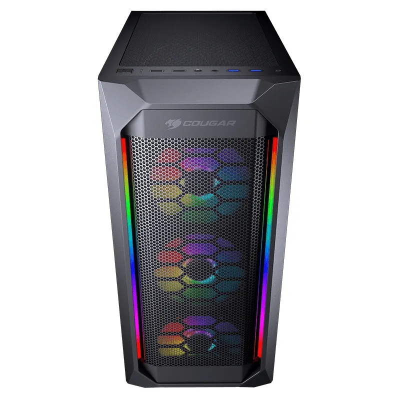 Carcasă PC Cougar MX410, Midi-Tower, ATX, Negru
