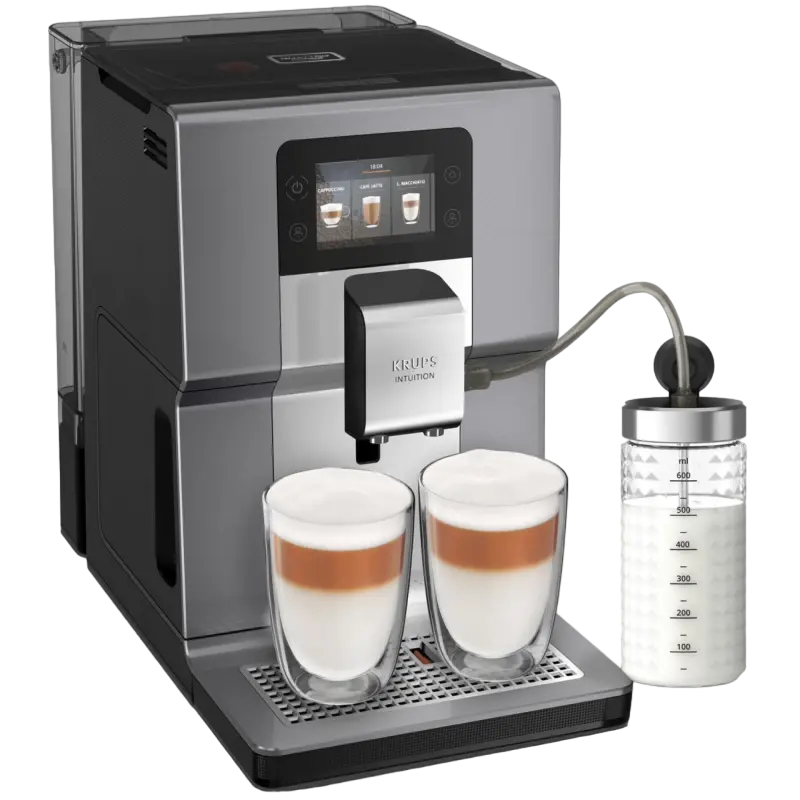 Кофемашина Krups EA875E10, Серебристый