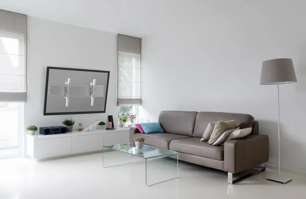 Suport înclinat pe perete Reflecta Plano Flat 71-15, Argintiu