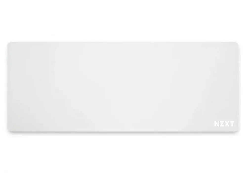 Gaming Mouse Pad NZXT MXL900, 900 x 350 x 3mm, Stain resistant coating, Low-friction surface, White