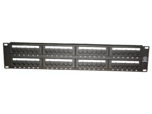 48 ports UTP Cat.5e patch panel, 2U, LY-PP5-06
