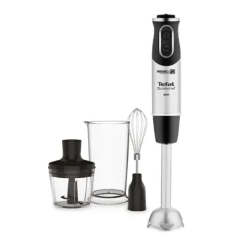 Погружной блендер Tefal HB653838, Серебристый