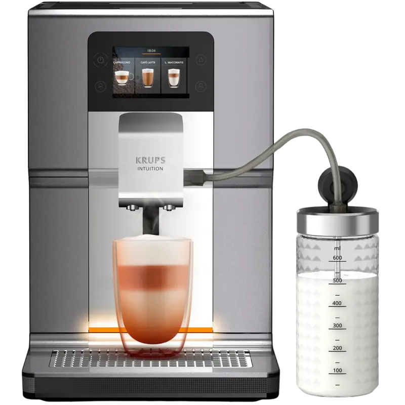 Кофемашина Krups EA875E10, Серебристый