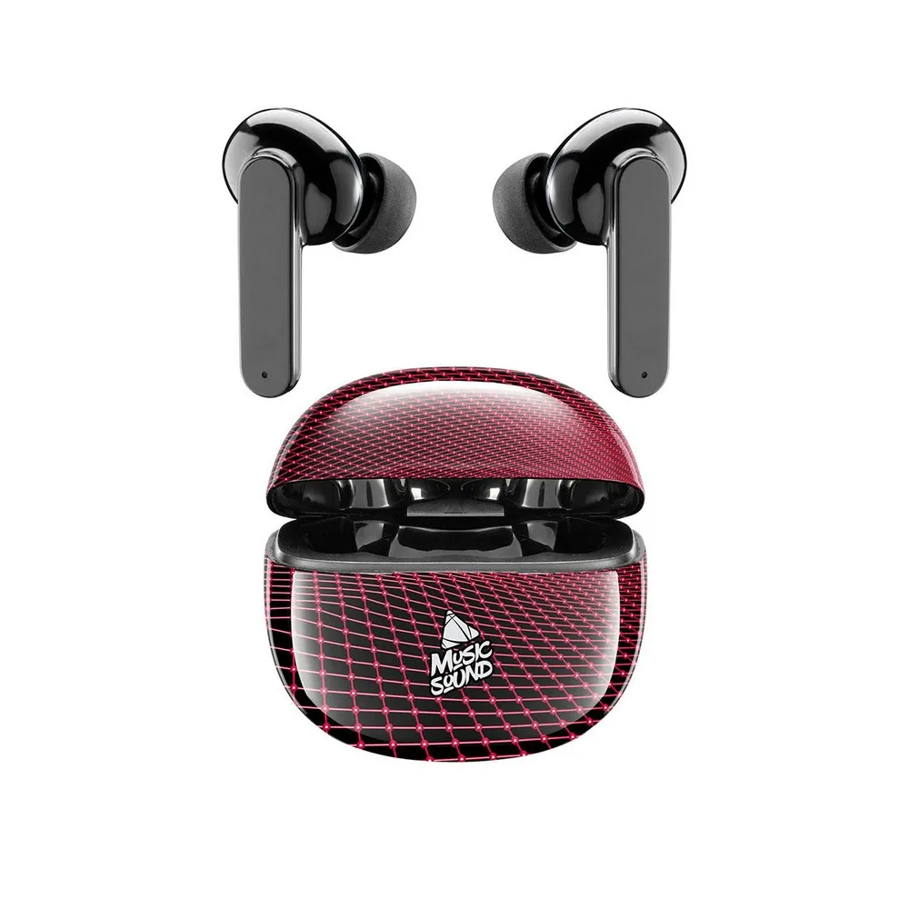 Наушники Cellularline Music Sound Fantasy in ear, Черный/Красный