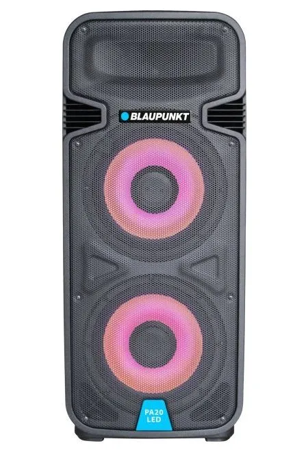 Портативная колонка BLAUPUNKT PA20LED, Чёрный