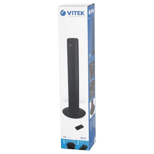 Ventilator VITEK VT-1942, Negru