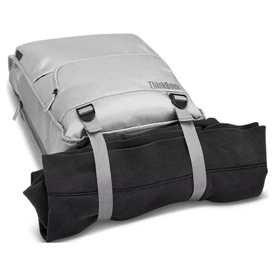 Rucsac pentru Laptop Lenovo Urban, 15.6", Piele artificială, Gri deschis