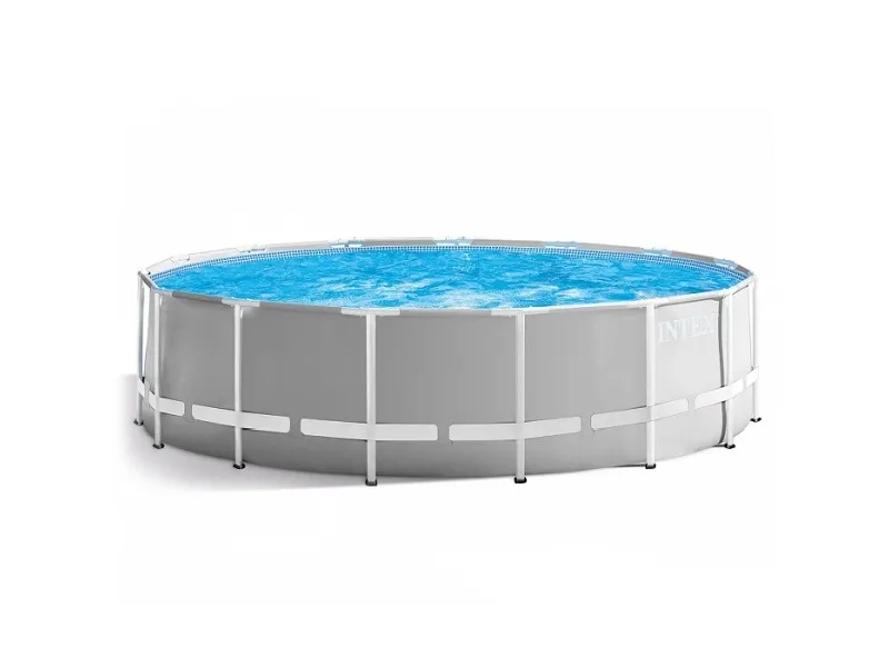Piscină cu cadru metalic Intex Prism Frame Pool, 16805L, Gri, 26726