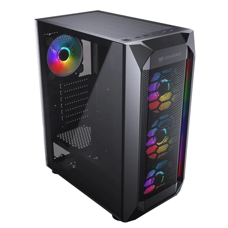 Carcasă PC Cougar MX410, Midi-Tower, ATX, Negru