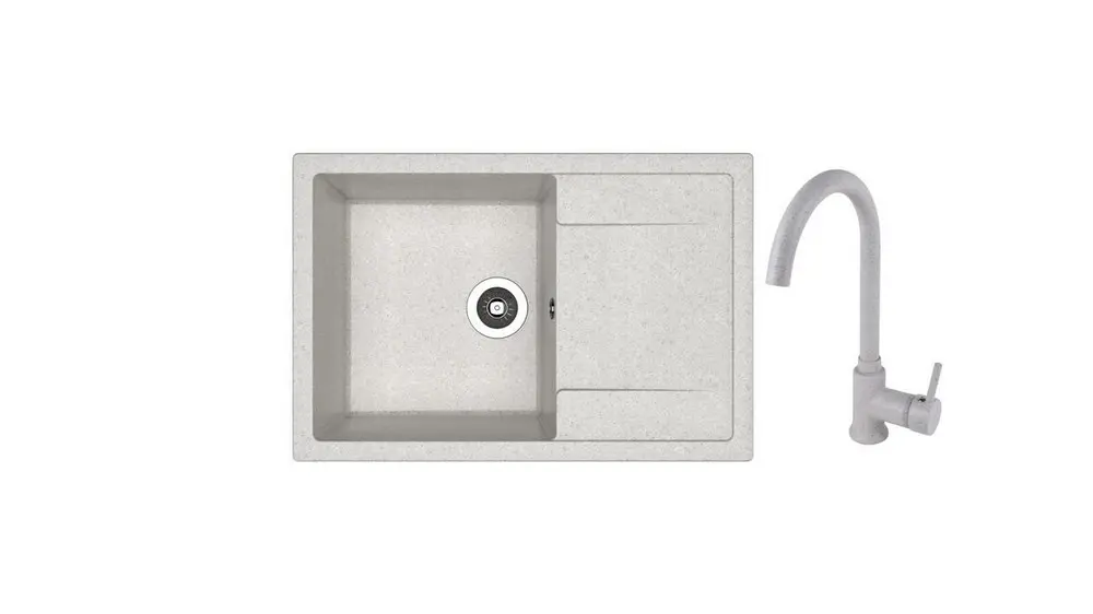 НАБОР мойка Dr Gans Techno 760 + SanDonna F 7073 серый