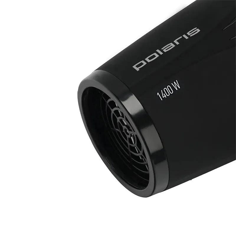 Uscător de păr compact Polaris PHD 1467T, 1400 W, Negru
