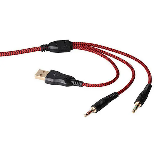 Căști gaming QUMO Avalon, USB, Negru