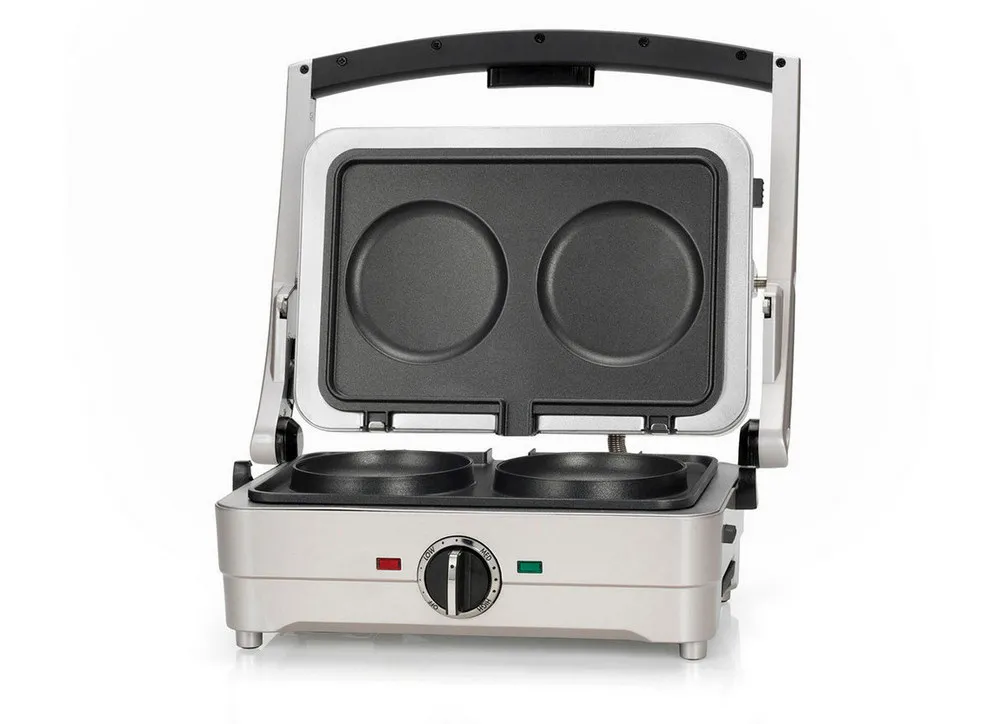 Электрический Гриль Cuisinart GRSM3E, 1000Вт, Серебристый