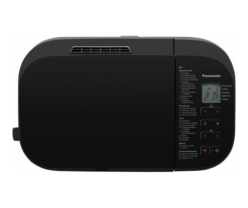 Mașină de pâine Panasonic SD-R2530KTS, Negru