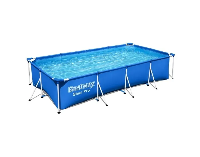 Piscină cu cadru metalic Bestway Steel Pro, 6478L, Albastru, 56405