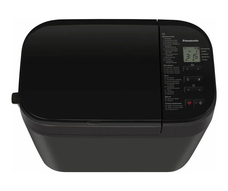Mașină de pâine Panasonic SD-R2530KTS, Negru