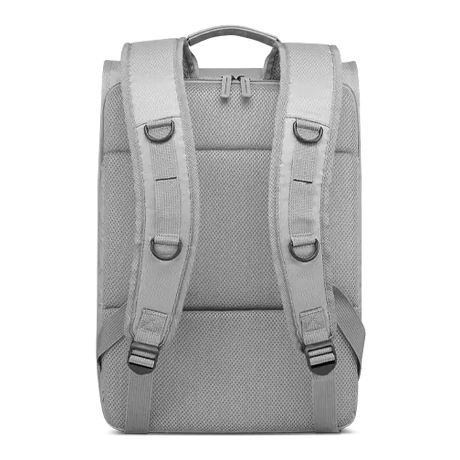 Rucsac pentru Laptop Lenovo Urban, 15.6", Piele artificială, Gri deschis