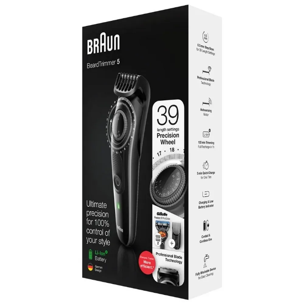 Мужской Триммер Braun BT5242, Чёрный
