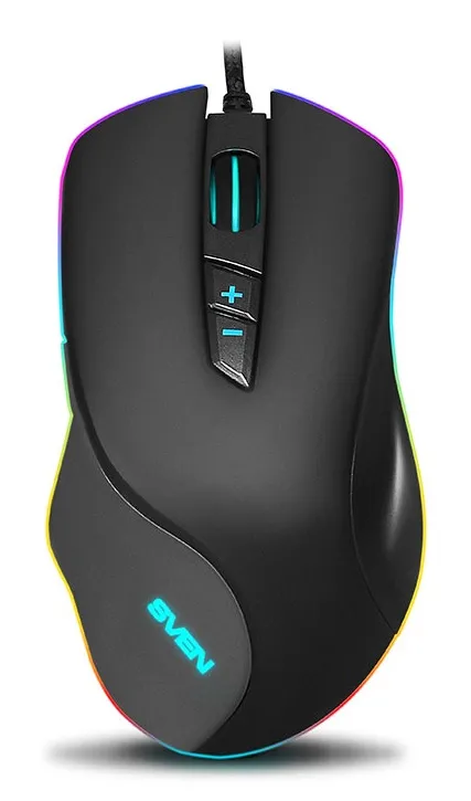 Gaming Mouse SVEN RX-G970, Negru/Gri