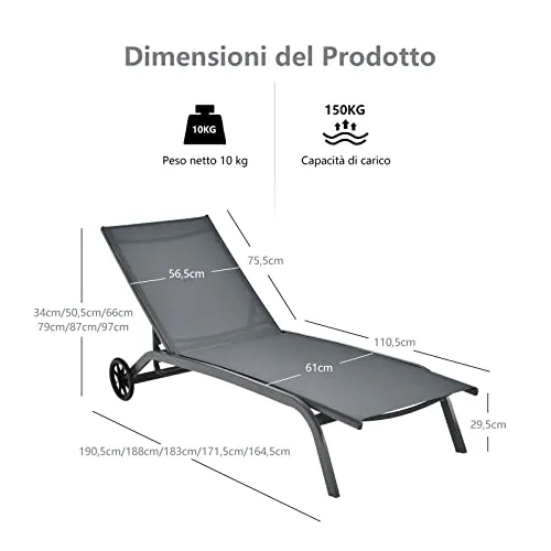 Шезлонг PARADISE BEACH