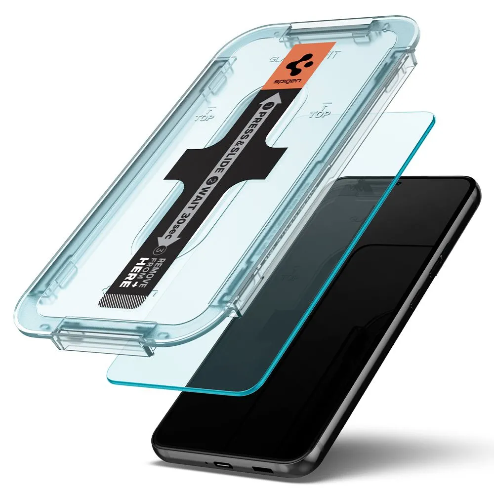 Spigen Samsung S22+, EZ FIT, 2pcs, Tempered Glass