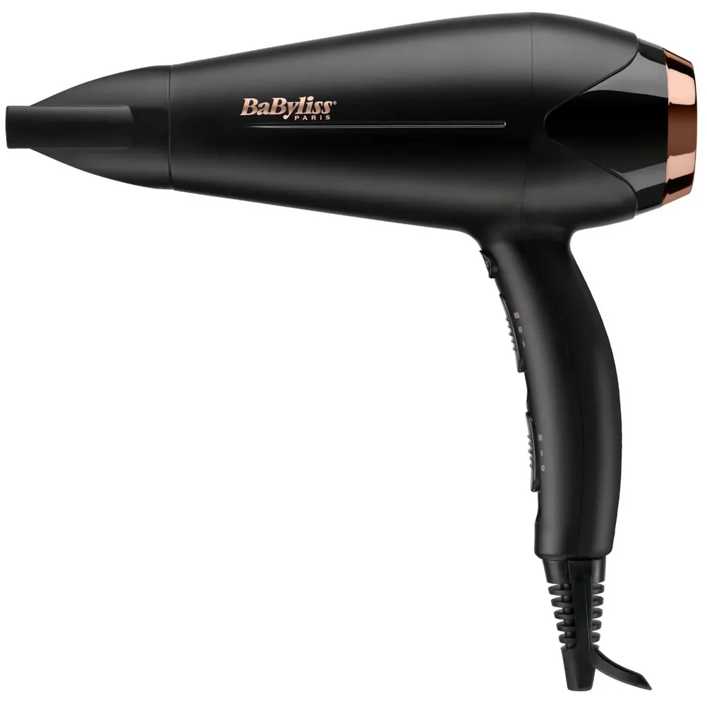 Фен BaByliss Turbo Shine D570DE, 2200 Вт, Чёрный