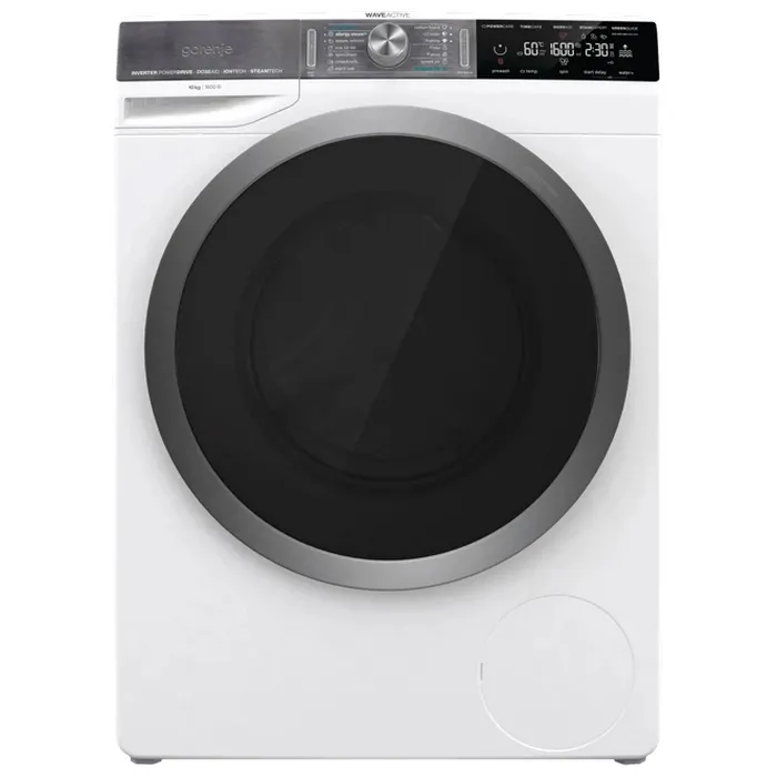 Mașină de spălat Gorenje WS 168LNST, 10kg, Alb