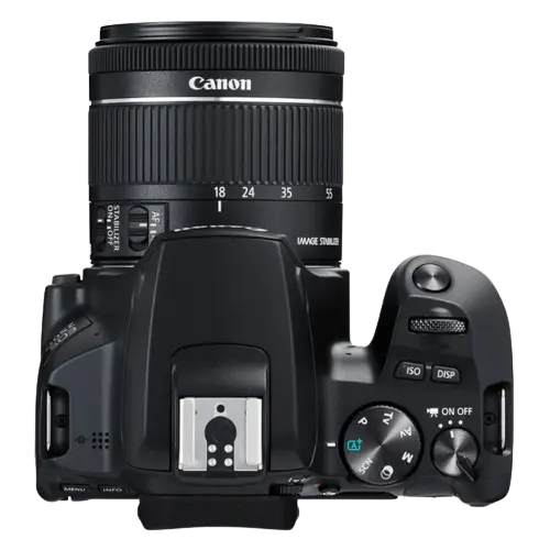 Aparat foto DSLR Canon EOS 250D + EF-S 18-55 DC III, Negru