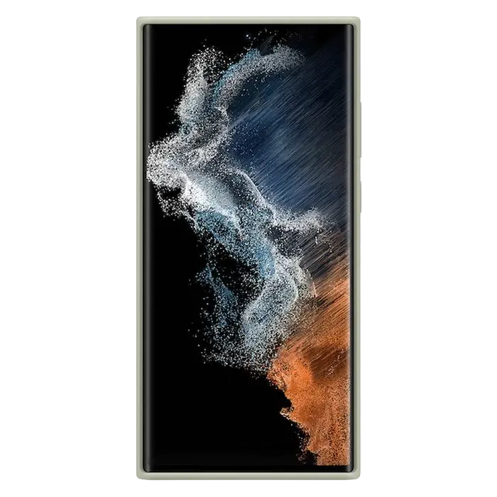 Husă Samsung Silicone Cover for Galaxy S22 Ultra, Verde