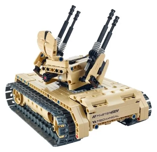 Constructor cu telecomandă XTech Tank & Anti-aircraft