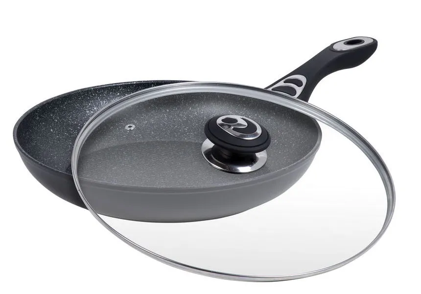 Сковорода RESTO 93155, 30см, Чёрный