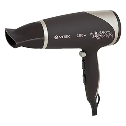 Uscător de păr VITEK VT-2327, 2200 W, Cafeniu