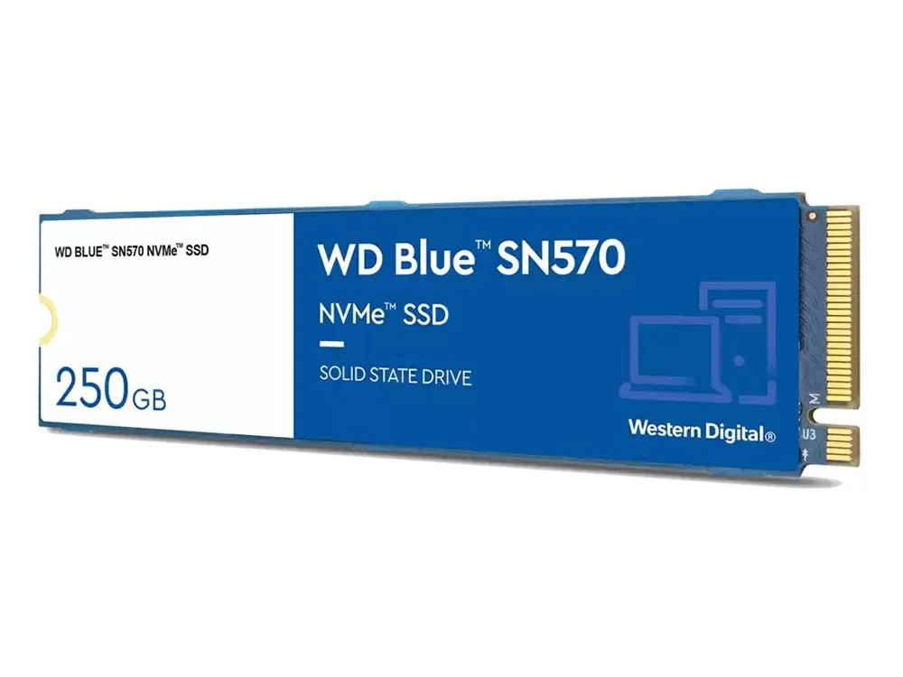 Накопитель SSD Western Digital WD Blue, 250Гб, WDS250G3B0C