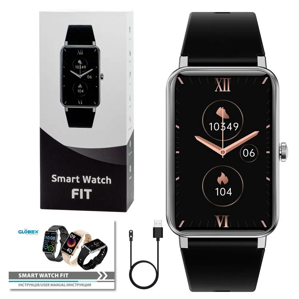 Smart Watch Globex Fit, Silver