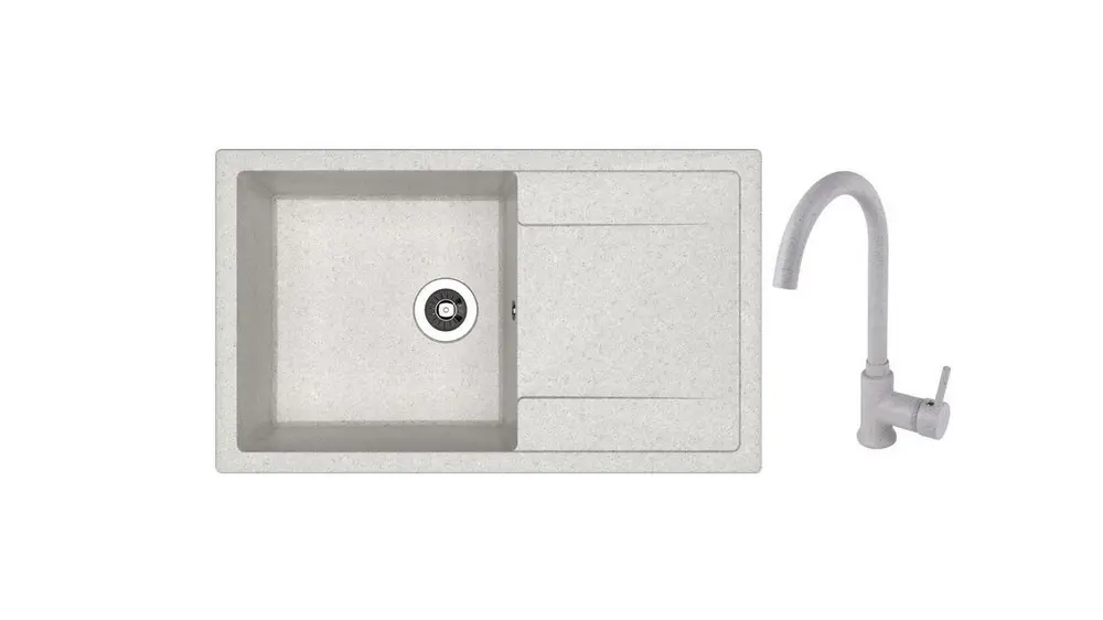 НАБОР мойка Dr Gans Techno 860 + SanDonna F 7073 серый