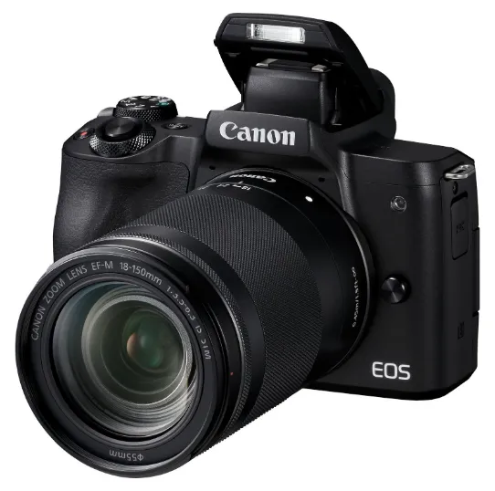 Aparat Foto Mirrorless Canon EOS M50 + EF-M 18-150 IS, Negru