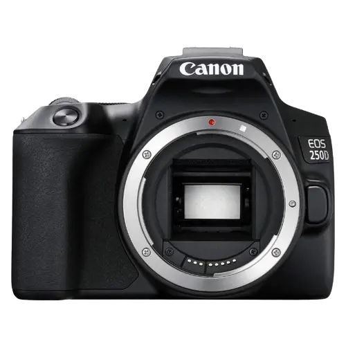 Aparat foto DSLR Canon EOS 250D + EF-S 18-55 DC III, Negru