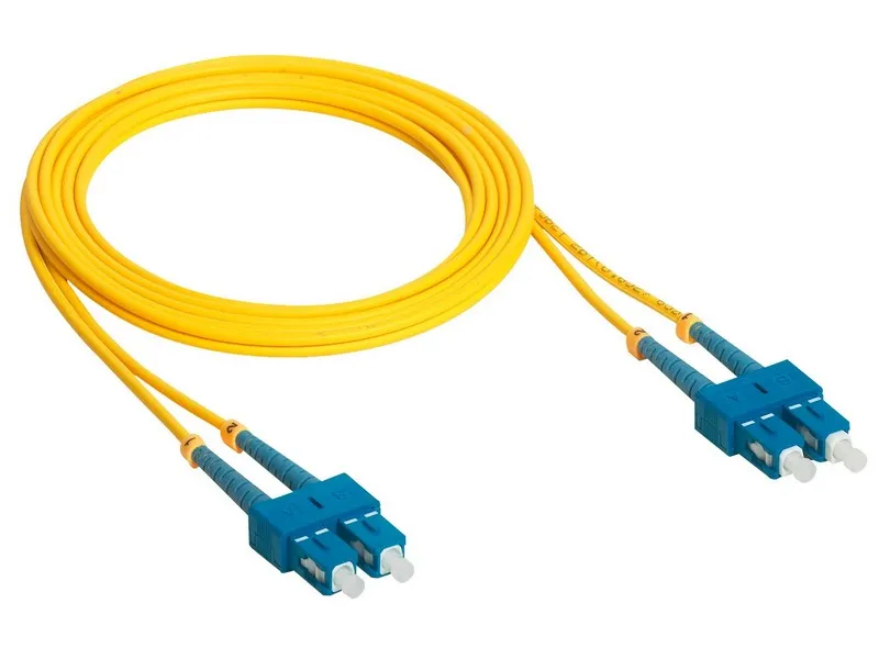 Fiber optic patch cords, singlemode Duplex SC-SC, 3m
