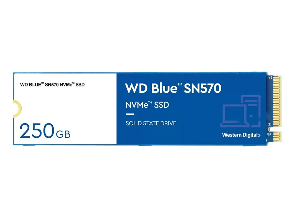Накопитель SSD Western Digital WD Blue, 250Гб, WDS250G3B0C
