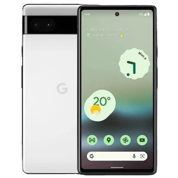 Smartphone Google Pixel 6a, 6GB/128GB, Chalk