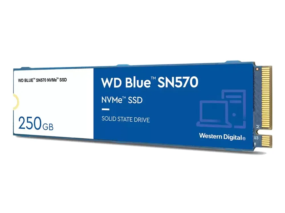 Накопитель SSD Western Digital WD Blue, 250Гб, WDS250G3B0C