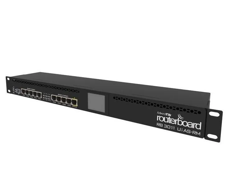 Маршрутизатор MikroTik RB3011UiAS-RM, Чёрный