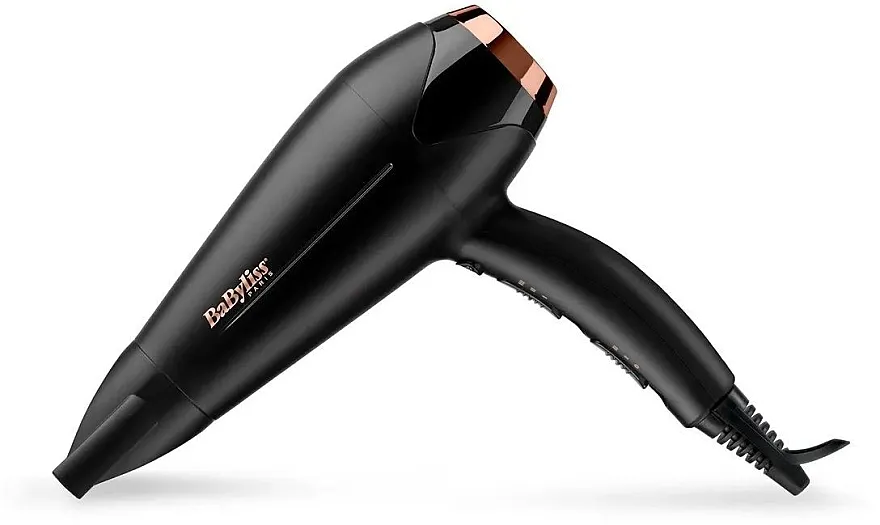 Фен BaByliss Turbo Shine D570DE, 2200 Вт, Чёрный