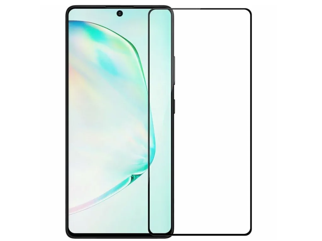Защитное стекло Nillkin Galaxy S10 Lite/A91 - Tempered Glass CP+ pro, Чёрный
