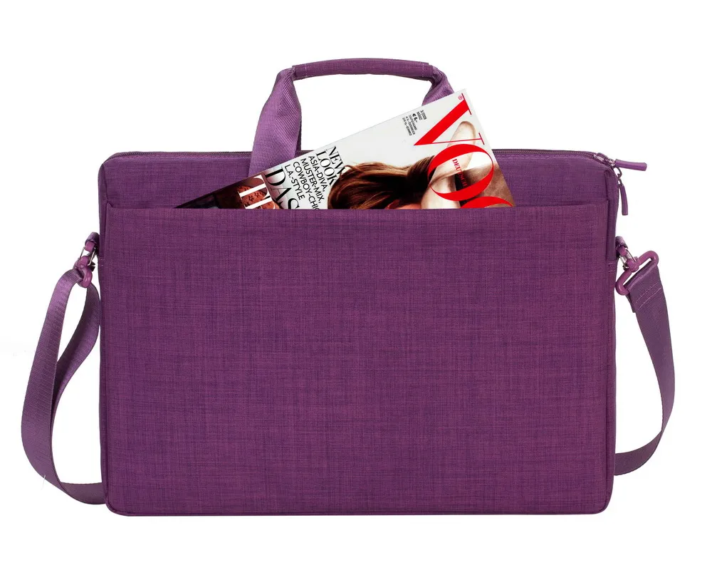 Geantă pentru Laptop RivaCase Biscayne, 15.6", Poliester, Violet