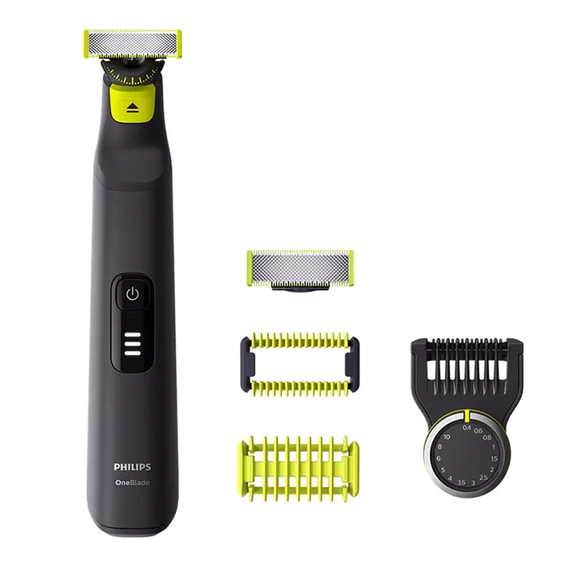 Trimmer pentru bărbați Philips OneBlade Pro 360 QP6541/15, Negru | Verde